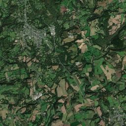Vue aérienne des environs de Aire de la Faouët