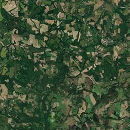 Vue aérienne des environs de Aire de stationnement des étangs du Ponterre