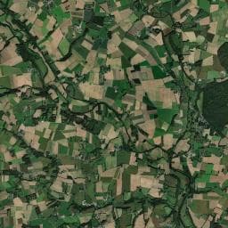 Vue aérienne des environs de Place des cyclistes