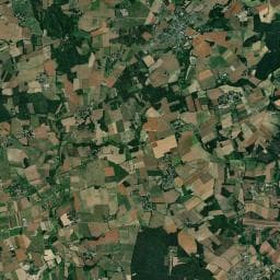 Vue aérienne des environs de Aire de camping-car à Saint-Brieuc-de-Mauron