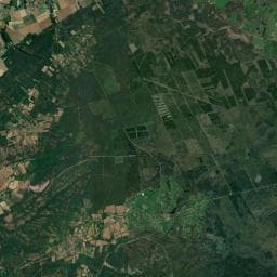 Vue aérienne des environs de Camping de Barenton
