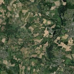 Vue aérienne des environs de Aire de camping-car de Pont-Réan
