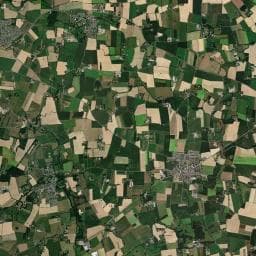 Vue aérienne des environs de Aire de camping-car à Piré-Chancé