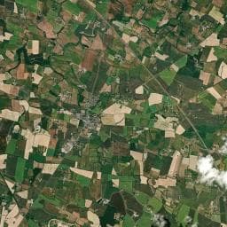 Vue aérienne des environs de Camping Ferme Arc en Ciel