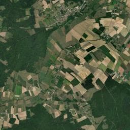 Vue aérienne des environs de Aire de camping-car à Montfey