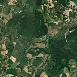 Vue aérienne des environs de Aire de camping-car à Monthureux-sur-Saône
