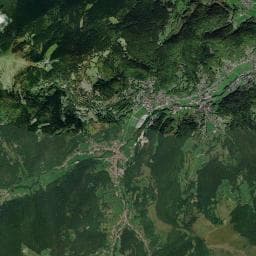 Vue aérienne des environs de Auberge du Geisbach