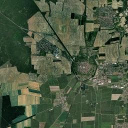Vue aérienne des environs de Aire de camping-car à Algolsheim