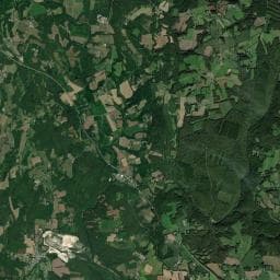 Vue aérienne des environs de Camping Bois des Ecureuils