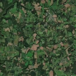 Vue aérienne des environs de Camping de Pont Calleck