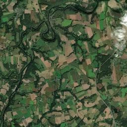 Vue aérienne des environs de Le Clos du Blavet