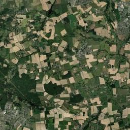Vue aérienne des environs de Aire de services Crevin