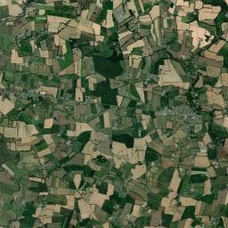 Vue aérienne des environs de Camping à la Ferme le Mottais