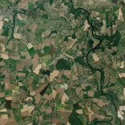 Vue aérienne des environs de AIRE DE SERVICE DE CAMPING-CARS A LA FERME