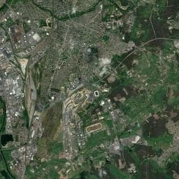 Vue aérienne des environs de Beauséjour