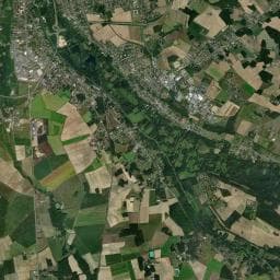 Vue aérienne des environs de Aire de services et stationnement pour camping-car