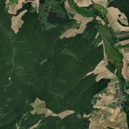 Vue aérienne des environs de Camping du Marais