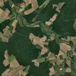Vue aérienne des environs de LE VIEUX MOULIN