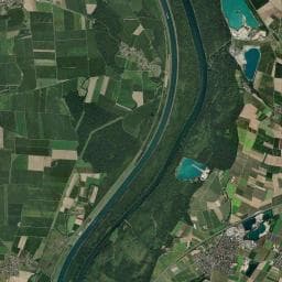 Vue aérienne des environs de Camping A l'Orée du Bois