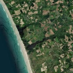 Vue aérienne des environs de Aire naturelle du camping de Ru Vein