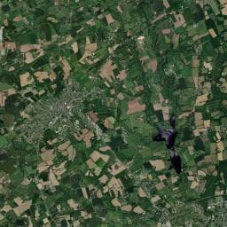 Vue aérienne des environs de Camping Celtic Village