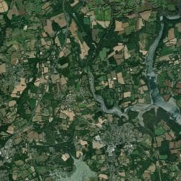 Vue aérienne des environs de Pors Keraign