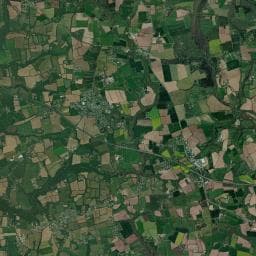 Vue aérienne des environs de Kerbouzier