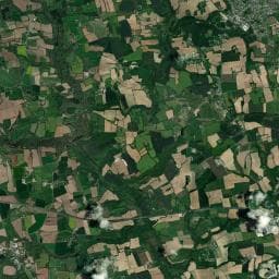 Vue aérienne des environs de Camping à la ferme de Kerjean
