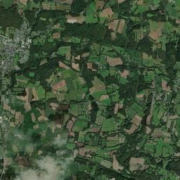 Vue aérienne des environs de Aire de camping-car à Lanvaudan