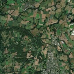 Vue aérienne des environs de Camping résidentiel de l'Orée du Bois