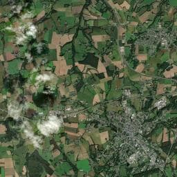 Vue aérienne des environs de Aire de camping-car à Locminé (3)
