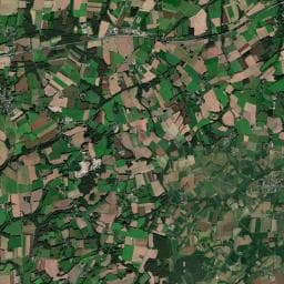 Vue aérienne des environs de Camping municipal de Guéhenno