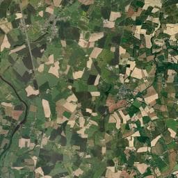 Vue aérienne des environs de Aire de camping-car à Villiers-Charlemagne