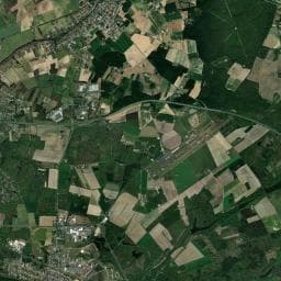 Vue aérienne des environs de Aire de camping-car de Saint-Denis-de-l'Hôtel