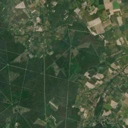 Vue aérienne des environs de Bivouac à Combreux
