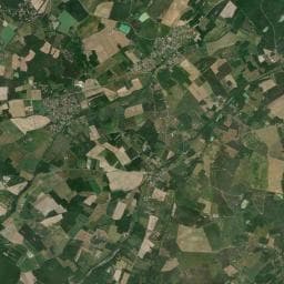 Vue aérienne des environs de La Viennerie