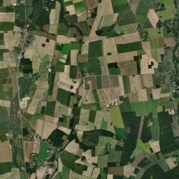 Vue aérienne des environs de Aire Camping-car Montcresson