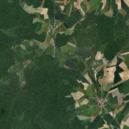 Vue aérienne des environs de CAMP'ECO AIRE NATURELLE DE VOISEY