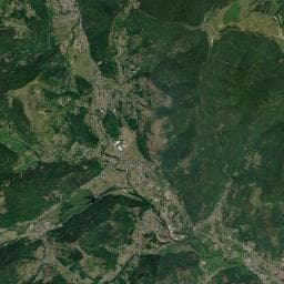 Vue aérienne des environs de Abri du Trehkopf