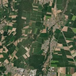 Vue aérienne des environs de Aire de covoiturage Merxheim – gare