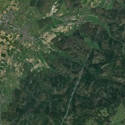 Vue aérienne des environs de Alte Pflanzschule