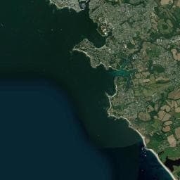 Vue aérienne des environs de Aire de camping-car à Concarneau (2)