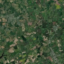 Vue aérienne des environs de VAT Domaine de la Pinède