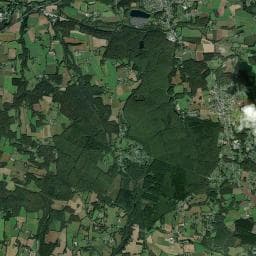 Vue aérienne des environs de Camping de l'Orée du Bois