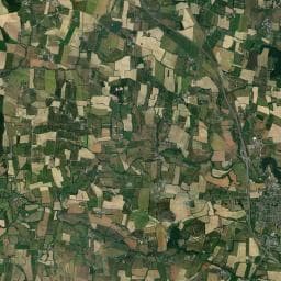 Vue aérienne des environs de Aire de camping-car à Forges-la-Forêt