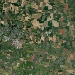 Vue aérienne des environs de Aire de service Craon