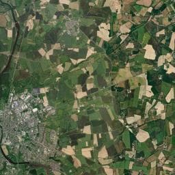 Vue aérienne des environs de Camping du Parc