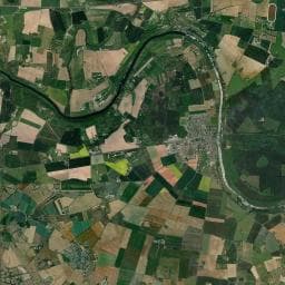 Vue aérienne des environs de Camping à Avoise