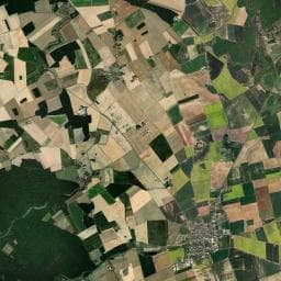 Vue aérienne des environs de Les Ecogites de la Sablière