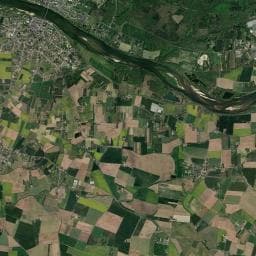 Vue aérienne des environs de Parking nuit — Jargeau